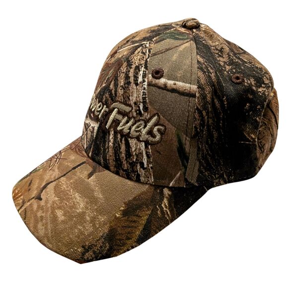 Power Fuels Camouflage Baseball Cap – Woodland Camo – Embroidered Logo - Picture 2 of 6